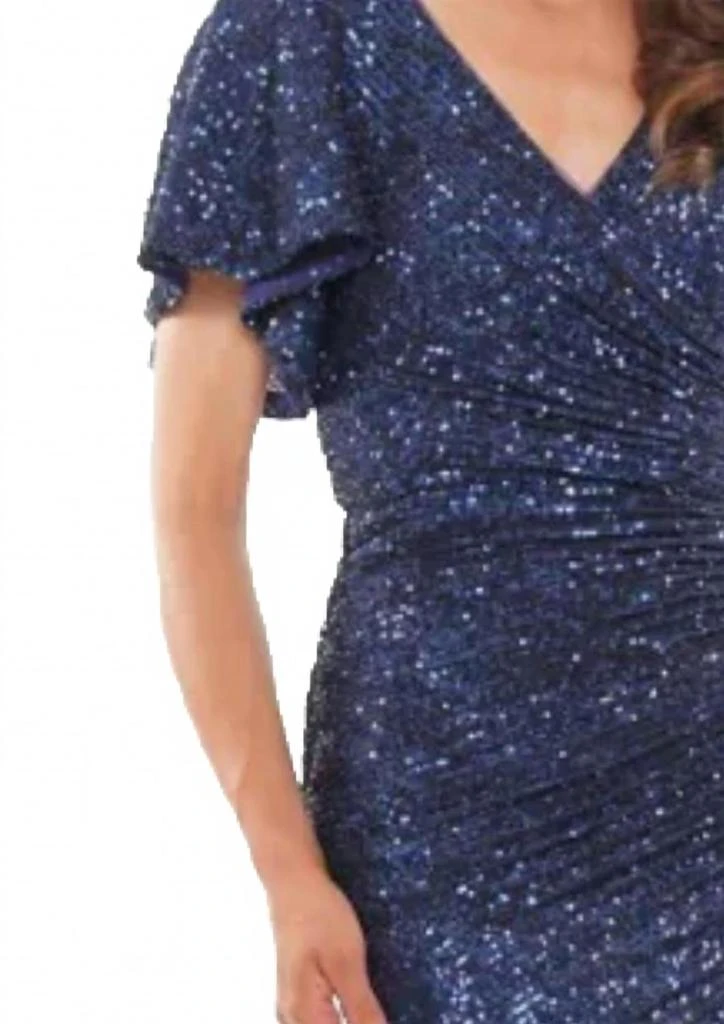 COLORS DRESS Ellen Gown In Navy 2