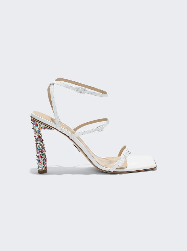 Paul Andrew Slinky Sparkle High Heel Sandals 1