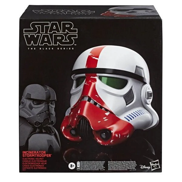 Hasbro Hasbro Star Wars The Black Series The Mandalorian Incinerator Stormtrooper Electronic Voice-Changer Helmet Prop Replica 1