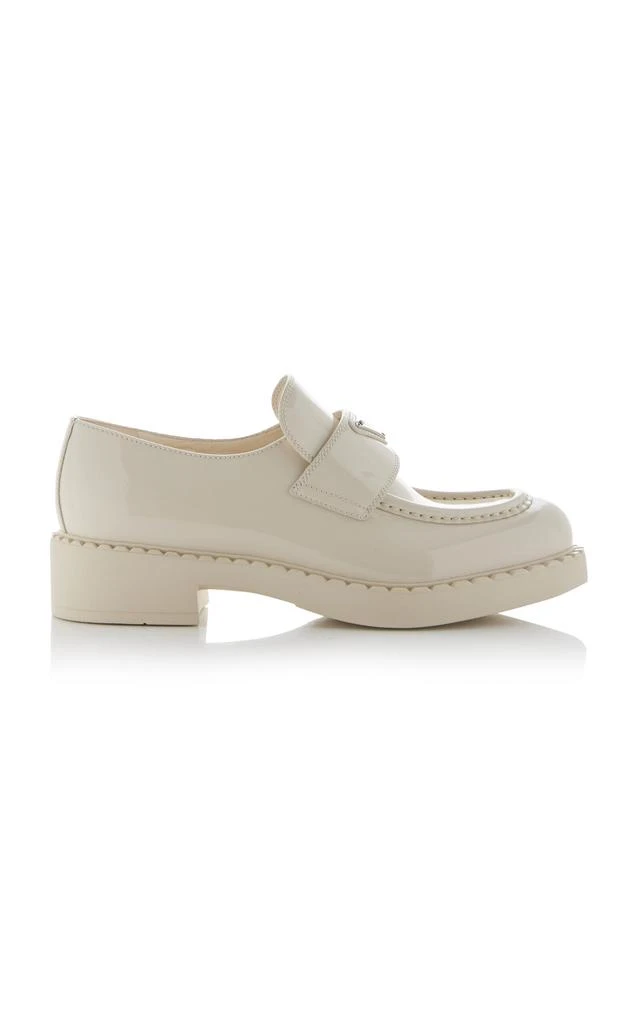 Prada Prada - Patent Leather Loafers - Ivory - IT 39.5 - Moda 