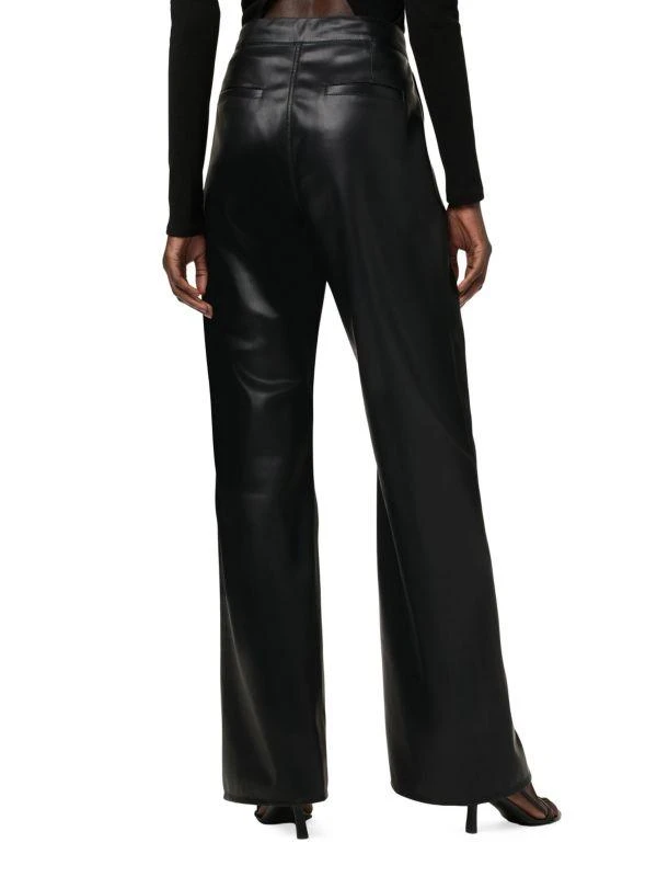 Hudson Rosie Faux Leather Wide Leg Pants 2