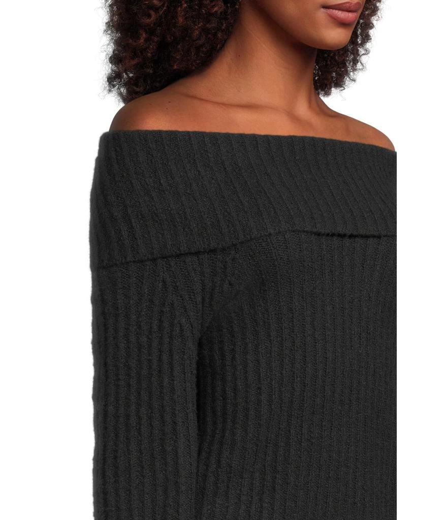 Madewell Marl Cozy Cotton Richmond Off-The-Shoulder 4
