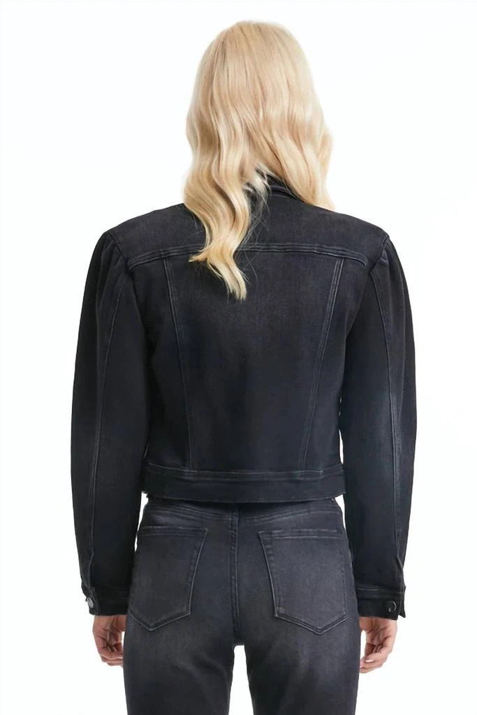 Bayeas Bayeas - Puff Sleeve Denim Jacket 2