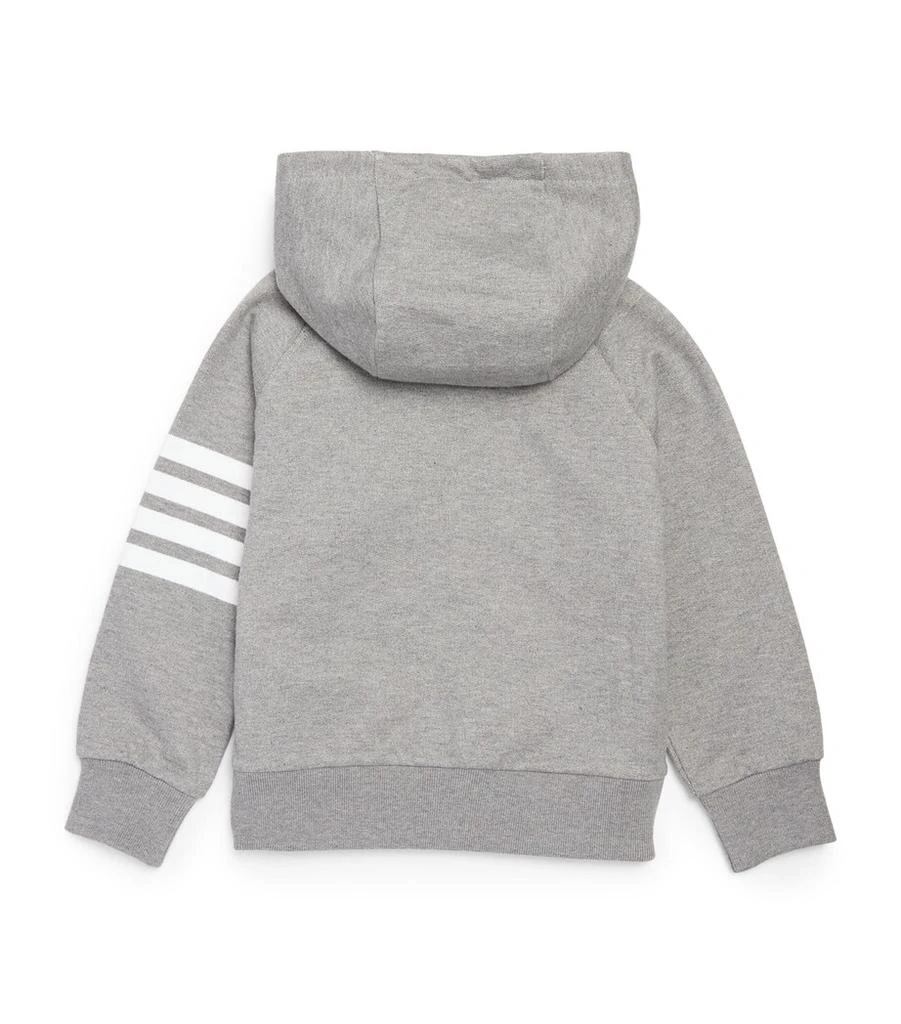 Thom Browne 4-Bar Zip-Up Hoodie (2-12 Years) 2