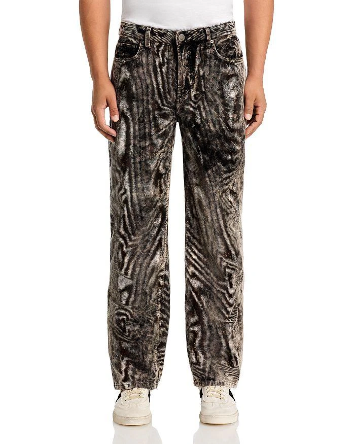MONFRÈRE Jayden Straight Corduroy Pants in Acid Noir 3