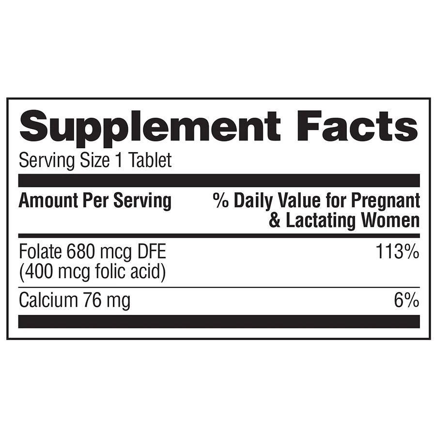 Walgreens Folic Acid 400 mcg 4