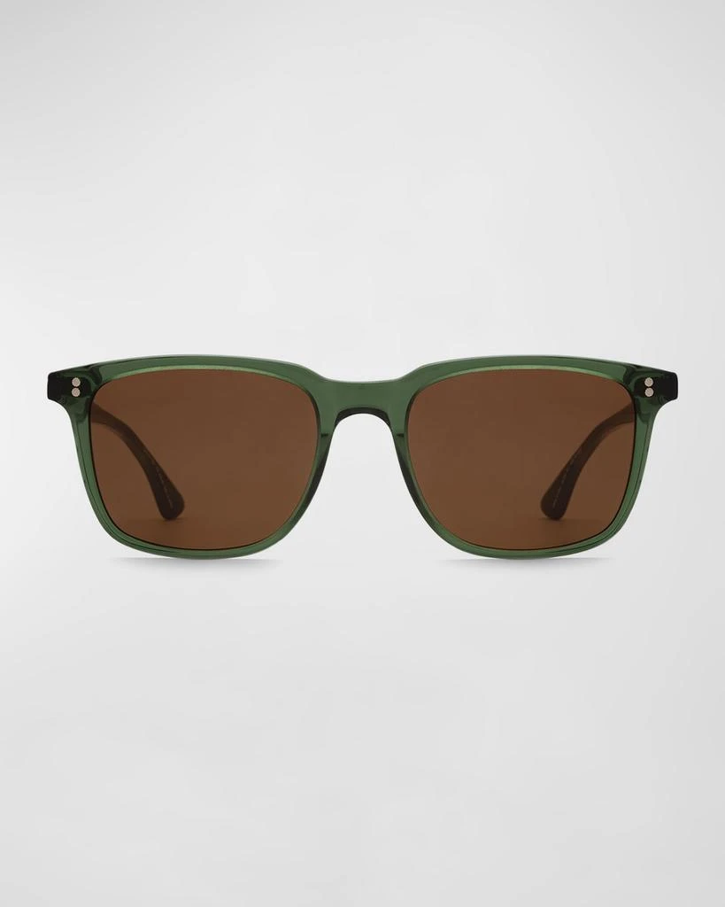 Krewe Men's Matthew Acetate Square Sunglasses 2