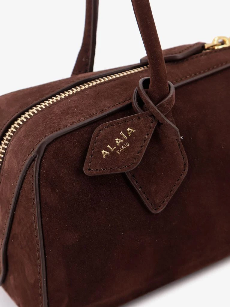 Alaia Teckel Medium Suede Shoulder Bag 5