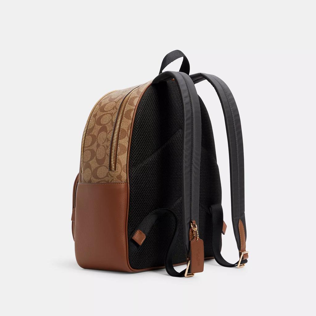 Coach Court Backpack In Signature Canvas