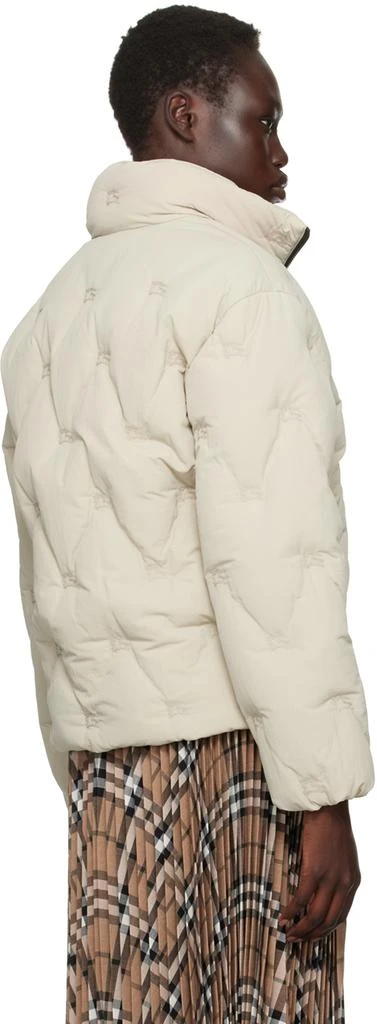 Burberry Beige EKD Nylon Down Puffer Jacket 3