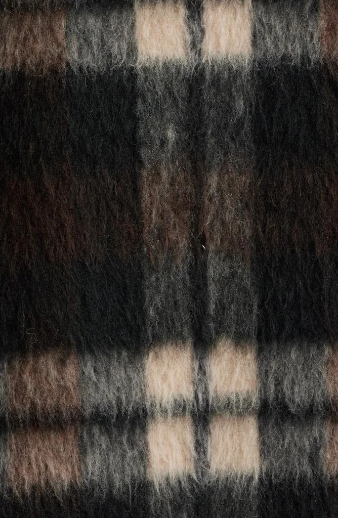 Bernardo Plaid Toggle Coat 5