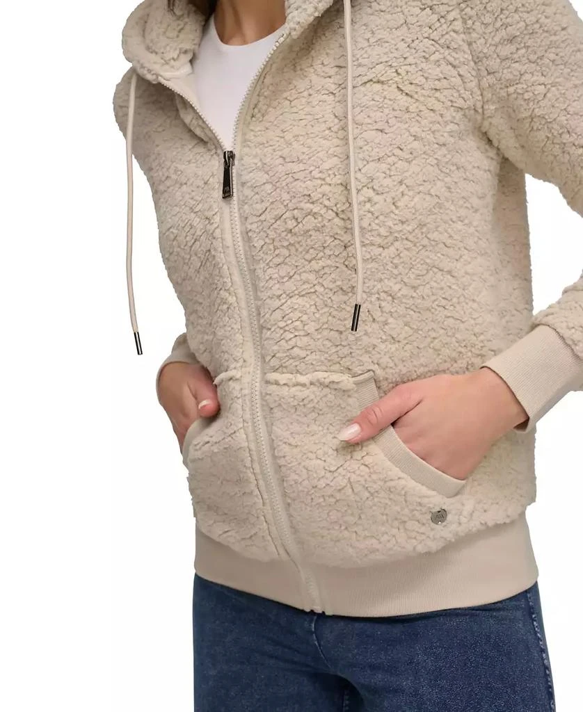 Marc New York by Andrew Marc Women's Faux Fur Zip Up Hoodie Jacket 3