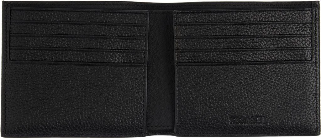 Coach Black Double Billfold Wallet 3