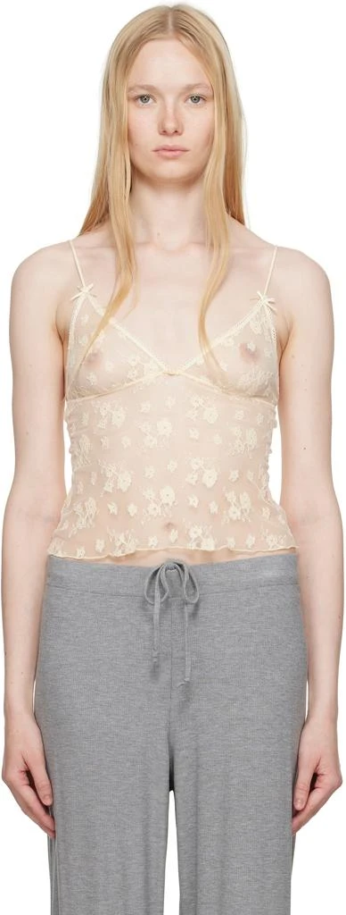 SKIMS SSENSE Exclusive Yellow Spring Intimates Triangle Camisole