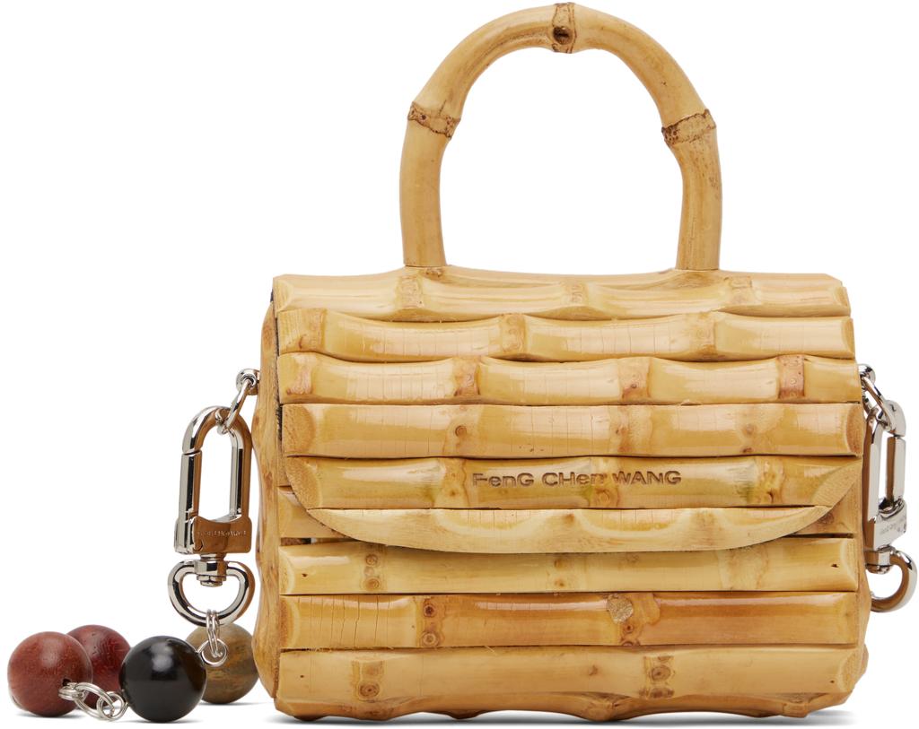 Shop Beige Raw Bamboo Roots Mini Bag on Sale at BeyondStyle Shop Beige Raw Bamboo Roots Mini Bag on Sale at BeyondStyle