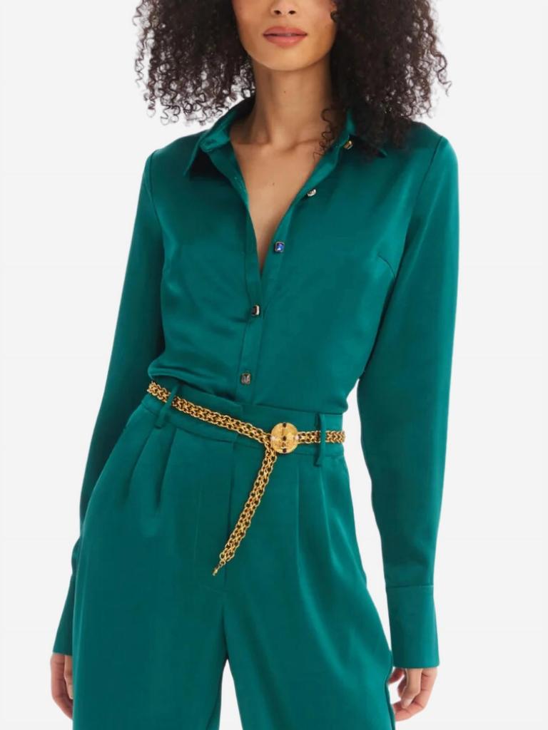 Allison New York Allison New York - Rhinestone Button Down Top