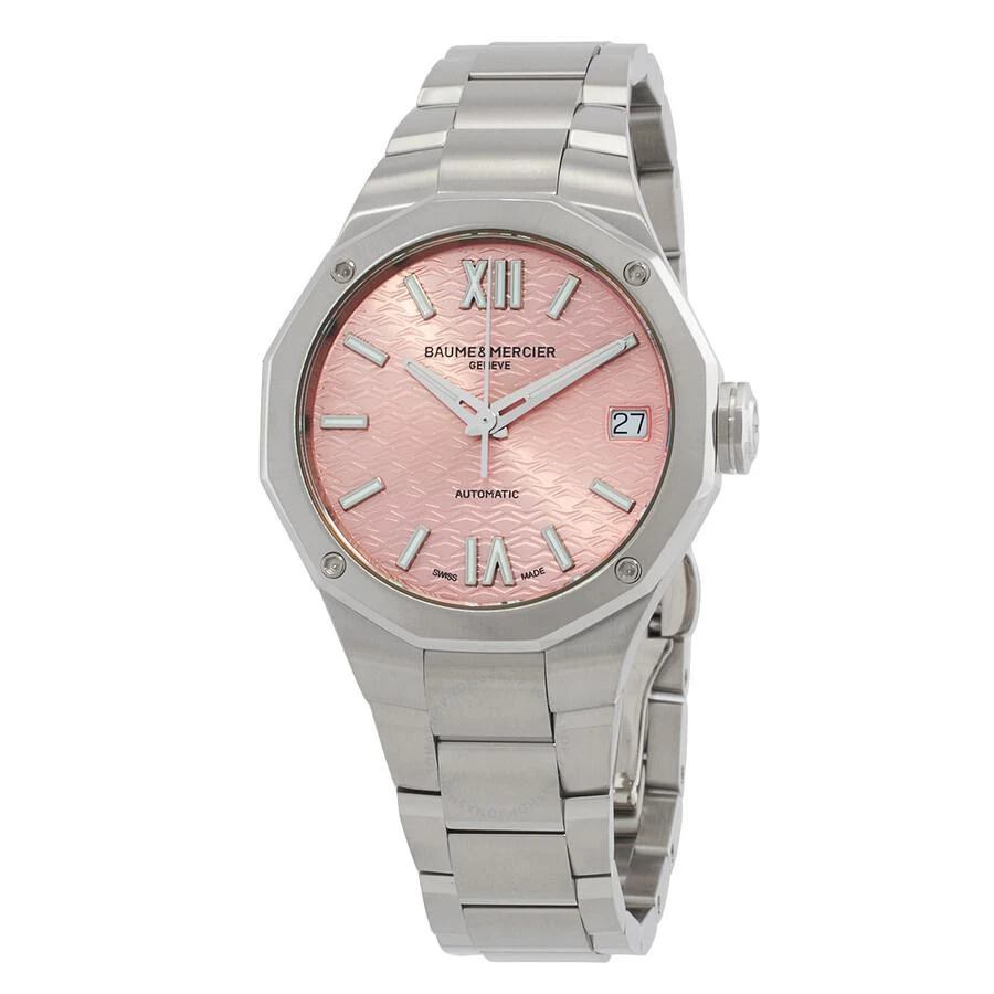 Baume Et Mercier Riviera Automatic Pink Dial Ladies Watch M0A10675 1