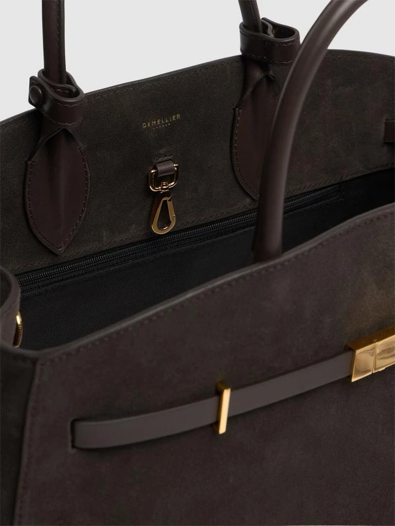 Demellier The Hudson Suede Top Handle Bag 6