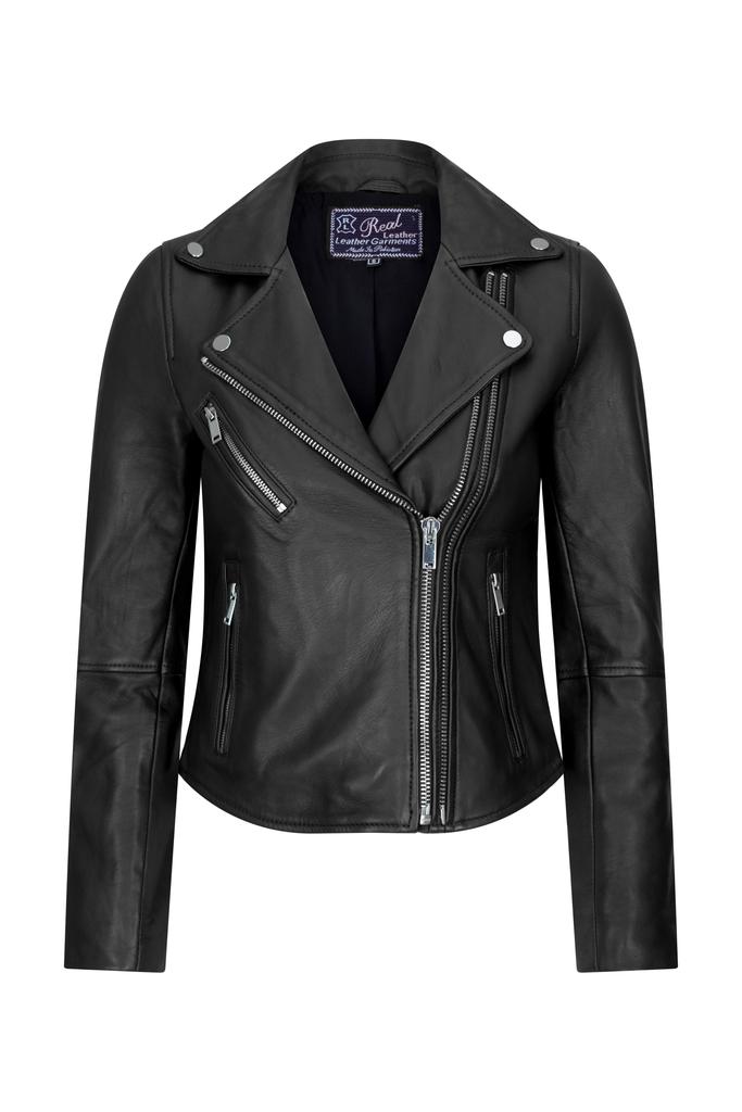【送料&関税込】IRO Newhan Biker Biker Jacket In Black Leath IRO Newhan Leather Jacket in Black – Order Of Style