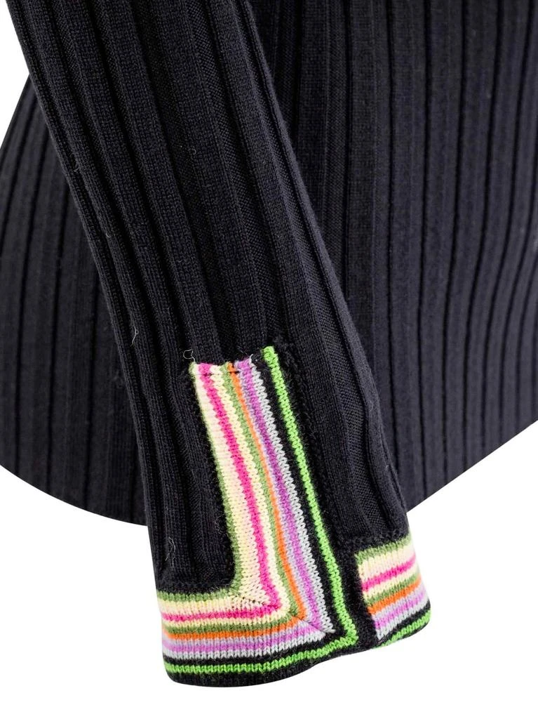 ETRO Etro Polo Neck Ribbed Jumper 4