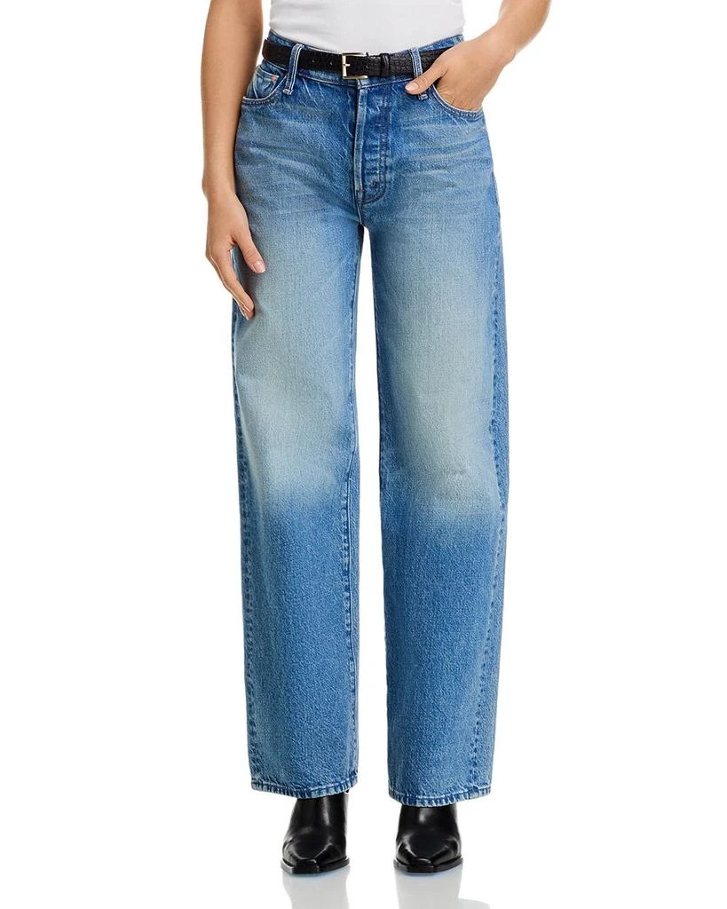 MOTHER Lil Dodger High Rise Ankle Jeans in Wipeout 1