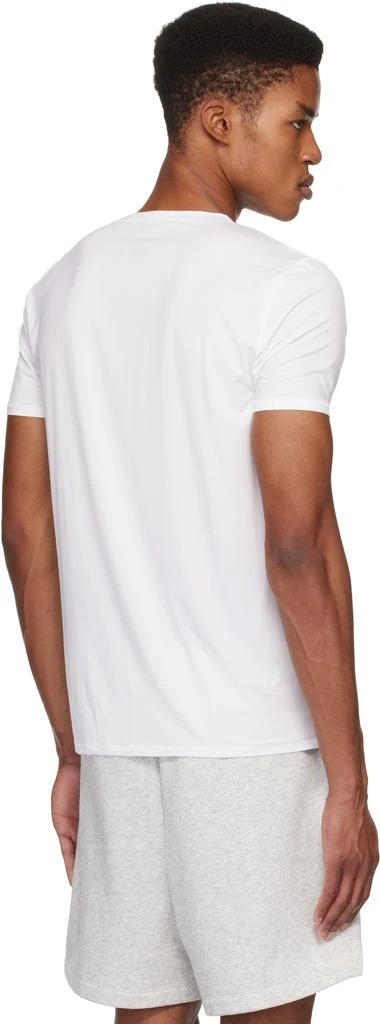 SKIMS Three-Pack White SKIMS Stretch T-shirts 3