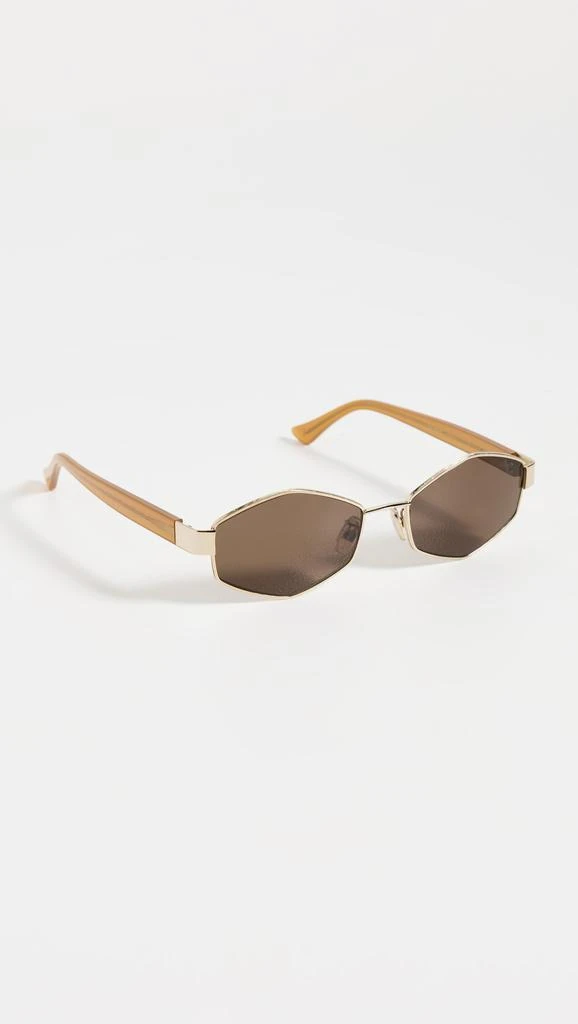 Illesteva Tucson Gold/Honey Sunglasses 3