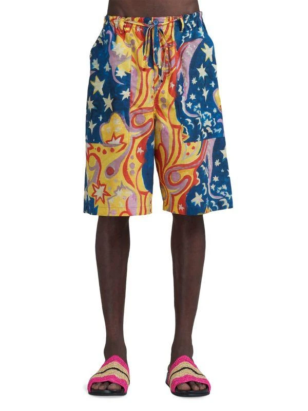 Marni Marni x No Vacancy Inn Royal Printed Shorts 1