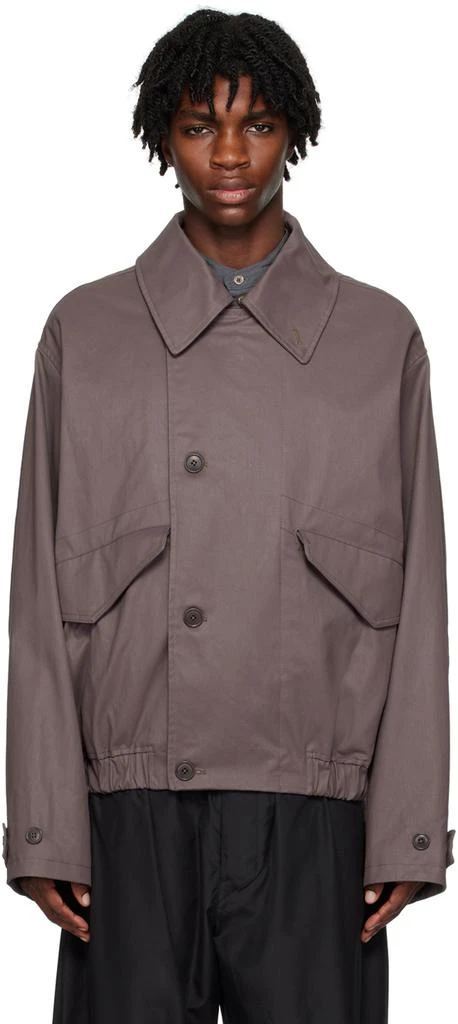 Lemaire Purple Boxy Jacket 1