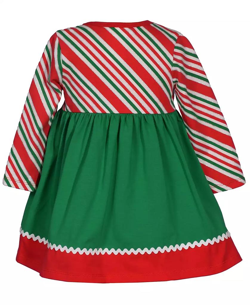 Bonnie Baby Baby Girls Long Sleeved Knit Dress