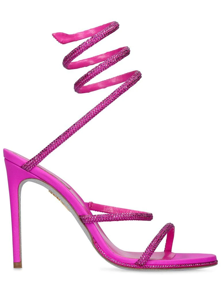 Rene Caovilla 105mm Embellished Leather Sandals 1