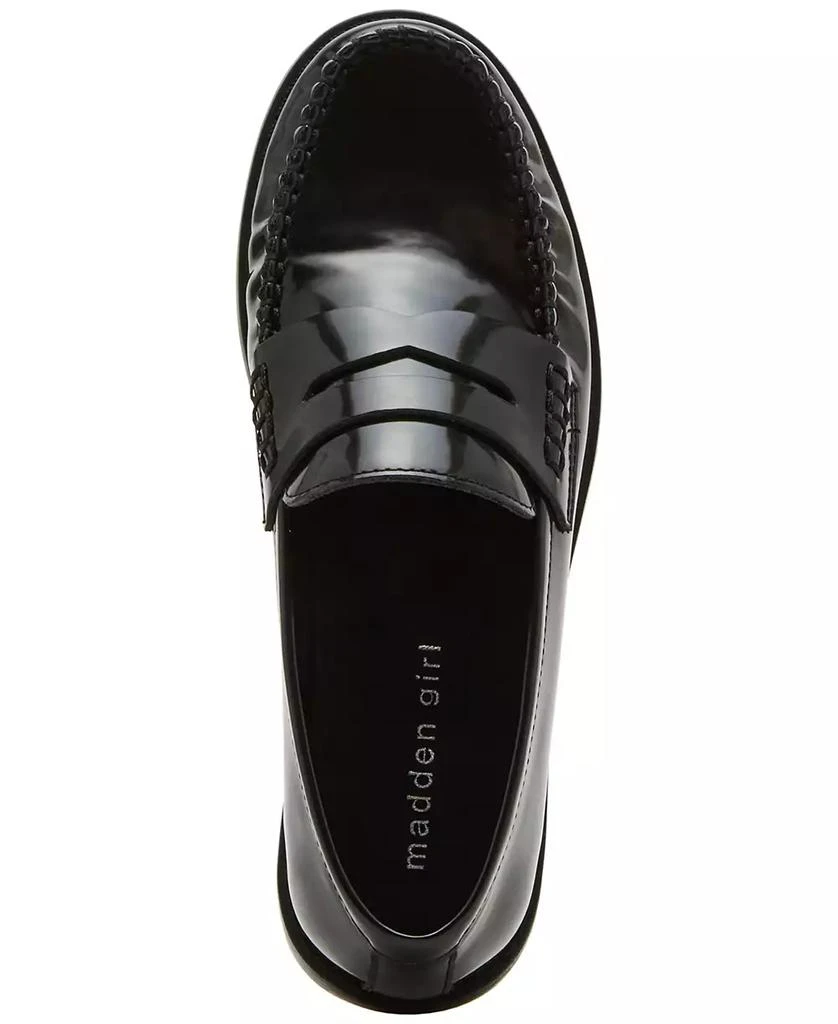 Madden Girl Prep Moc-Toe Tailored Loafer Flats 4
