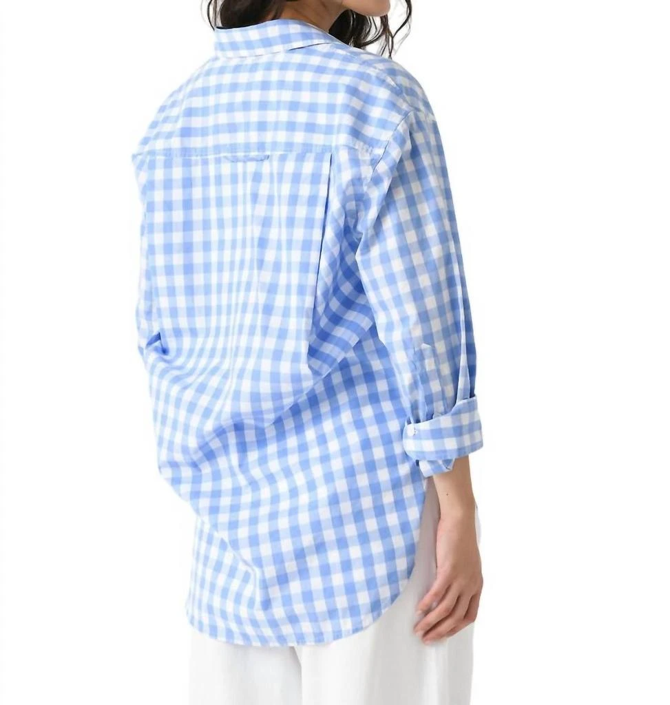 Citizens of Humanity Kayla Shirt In Bluesky Gingham 3