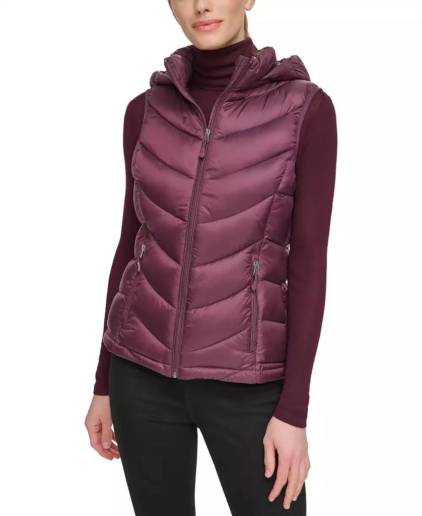 Charter Club Women's Packable Hooded Puffer Vest, Created for Macy's 1