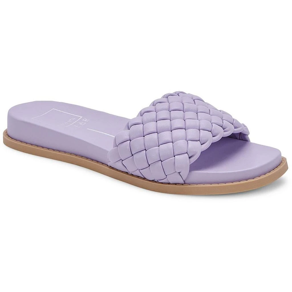 Dolce Vita Grazie  Womens Basketweave Slip On Slide Sandals 5