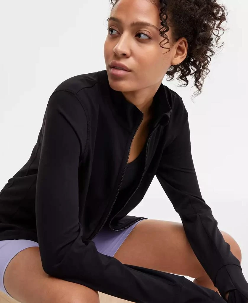ID Ideology Women's Soft Full-Zip Jacket, Exclusively at Macy's 2