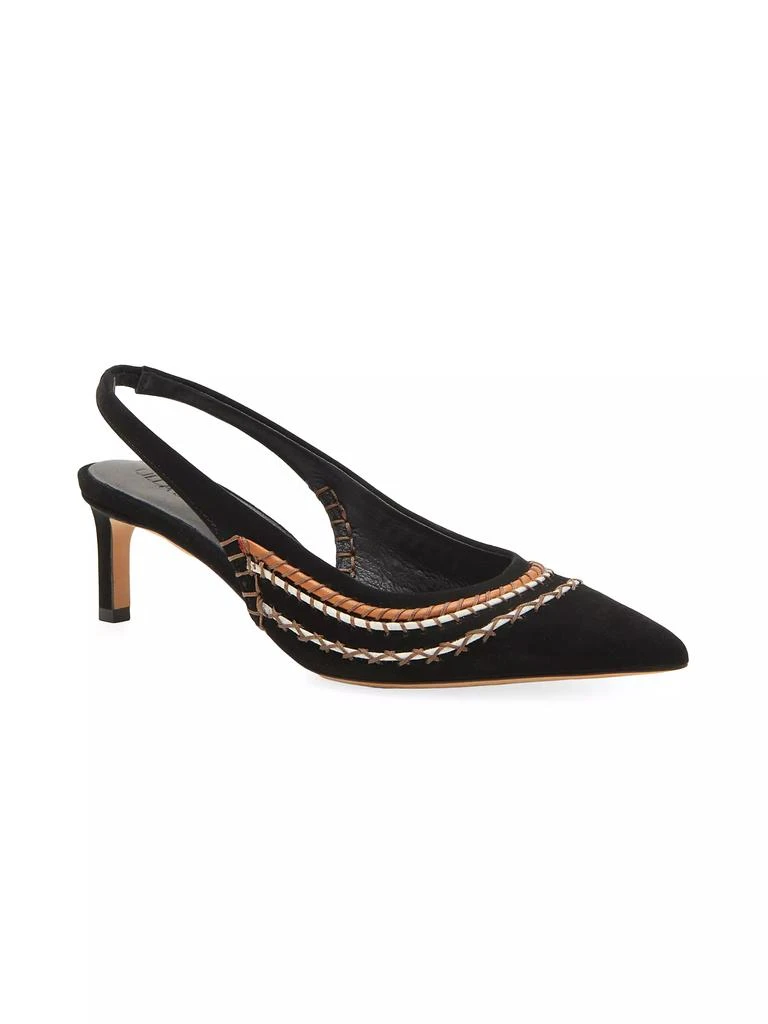 Ulla Johnson Antonia 55MM Suede Slingback Pumps 2