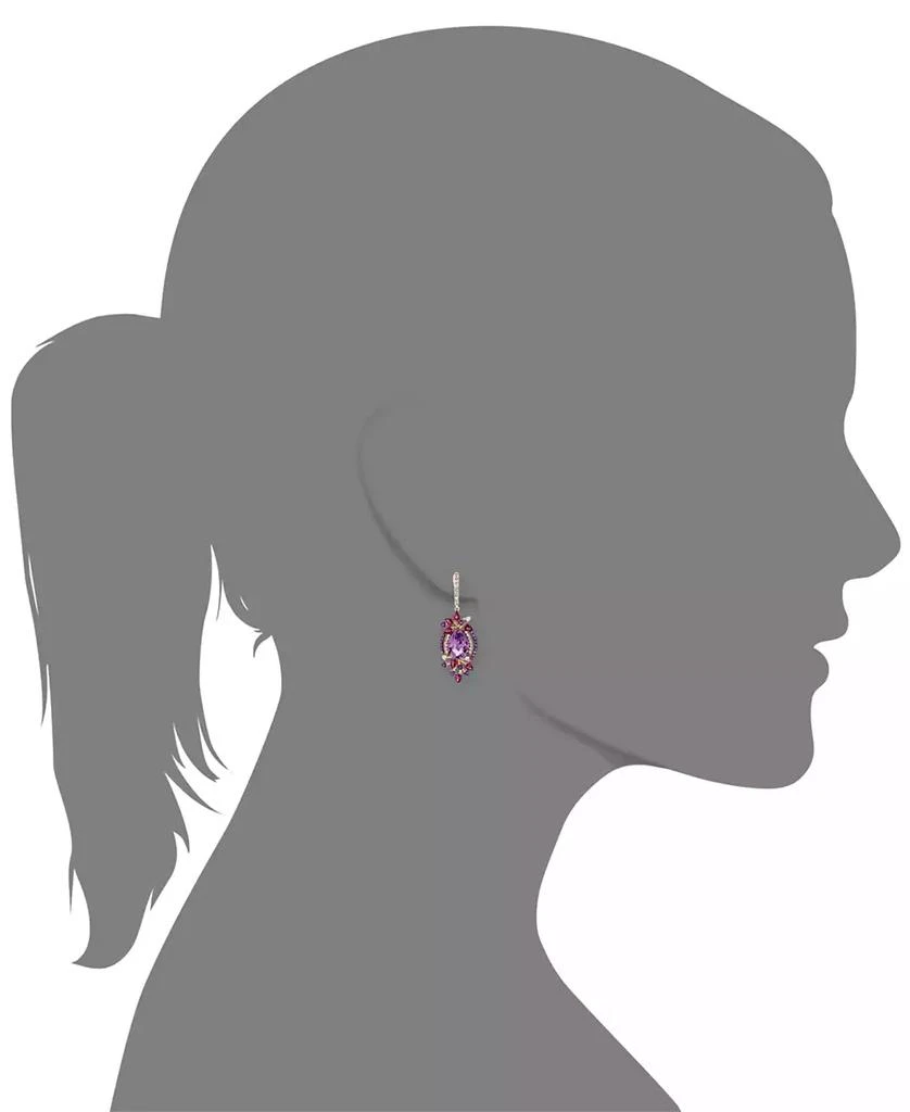 Le Vian Crazy Collection® Multi-Stone Drop Earrings in 14k Strawberry Rose Gold (13-1/2 ct. t.w.) 2