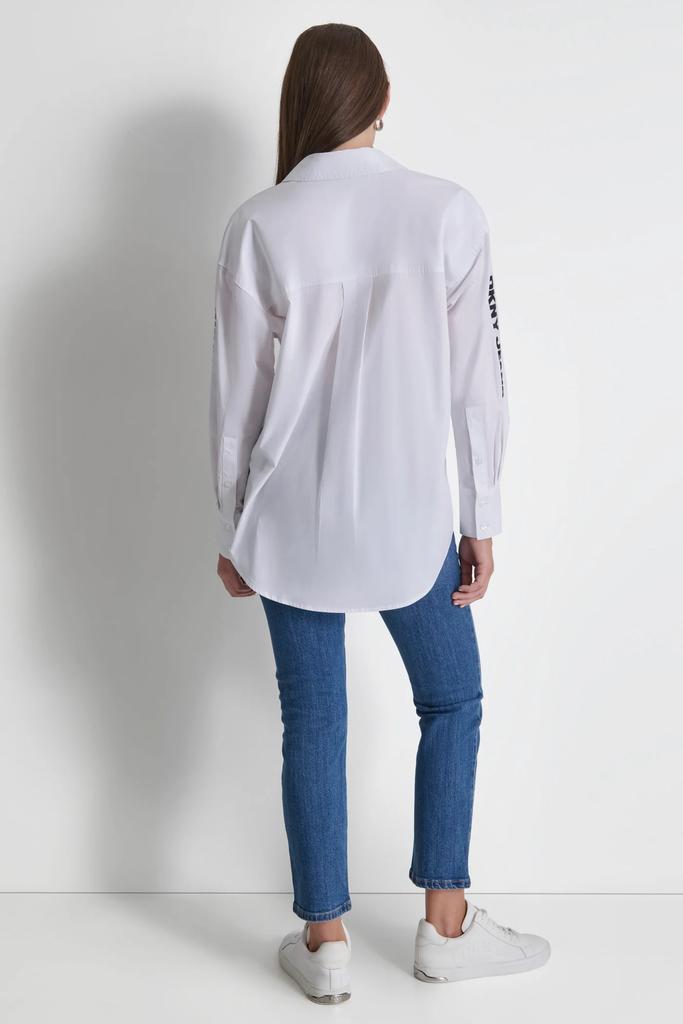 DKNY POPLIN BUTTON DOWN
