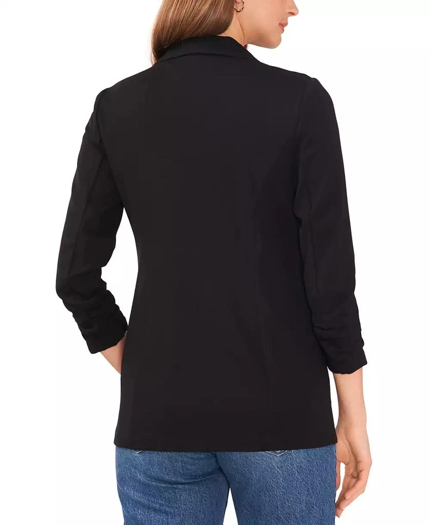 Vince Camuto Women's Ruched-Sleeve Ponte Blazer 2