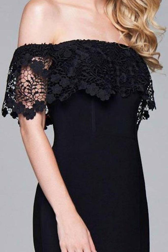 Faviana Off The Shoulder Cocktail Dress