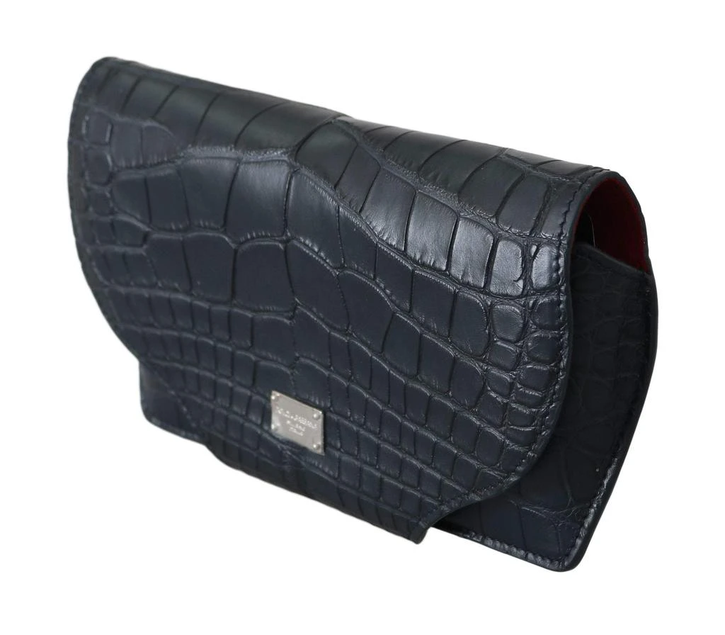Dolce & Gabbana Dolce & Gabbana  Blue Crocodile Eyewear Sunglasses Case Cover Pouch 2
