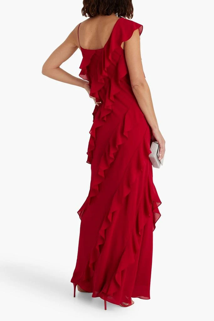 MIKAEL AGHAL Ruffled chiffon maxi dress 3