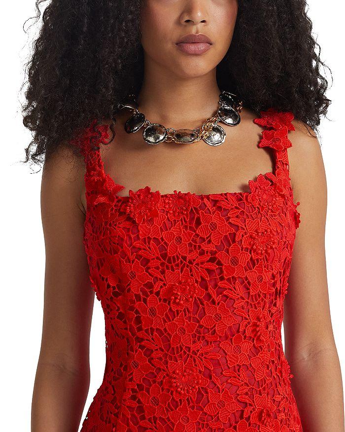 Safiyaa Marrie Floral Lace Mini Dress