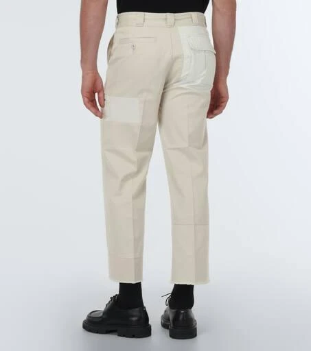 UNDERCOVER Distressed straight-leg cotton pants 4