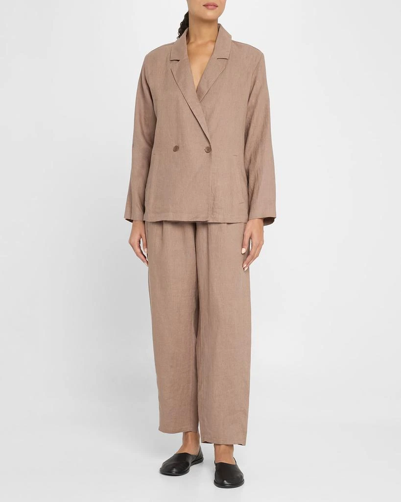Eileen Fisher Cropped Organic Linen Lantern Pants 2