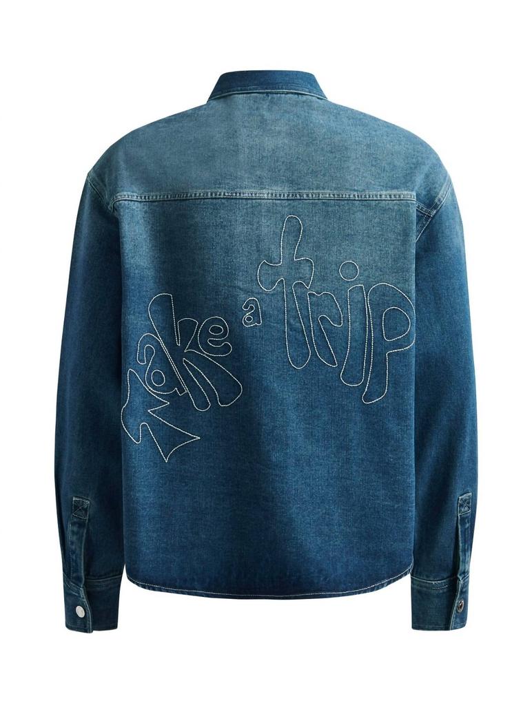 House Of Sunny House Of Sunny - Take A Trip Topstitch Shirt