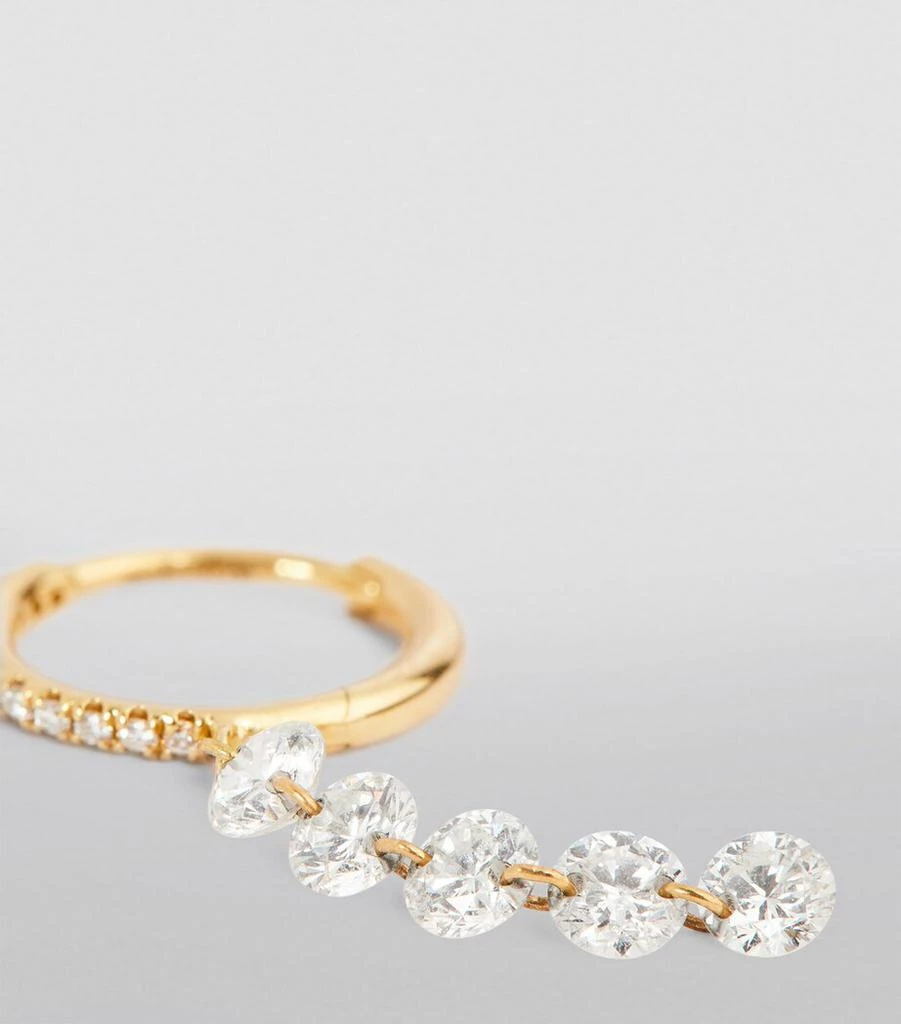 Persée Yellow Gold Diamond Piercings Single Earring 6