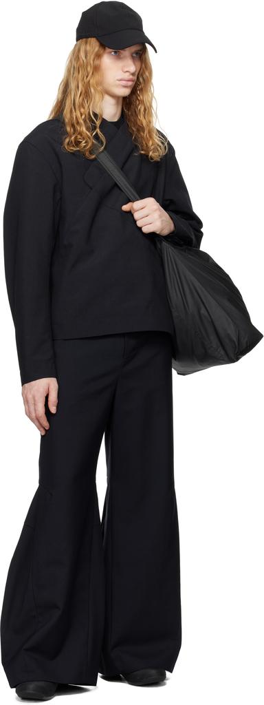 pet-tree-kor Navy Resonance Pleat Trousers - Pants - Compare