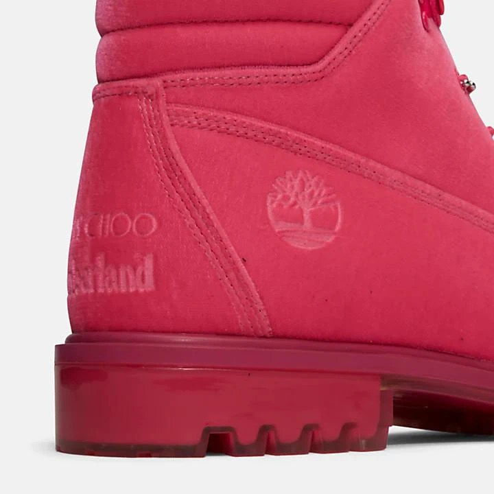 Timberland Jimmy Choo x Timberland® 6 Inch Puffer-Collar Boot for Men in Pink 8